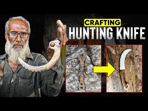 Old Chisel from Hunting a New Designing Knife | Blacksmith Forging Skill | Traditional Metal Art