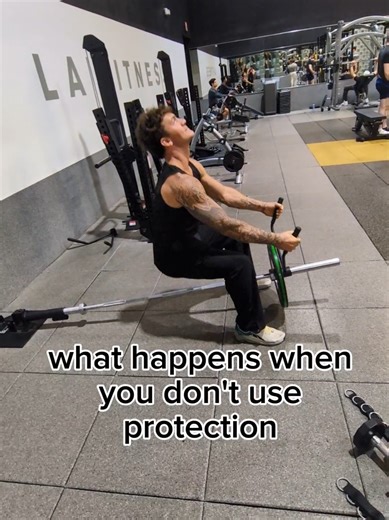 Gym Comedy: T-Bar Row Protection