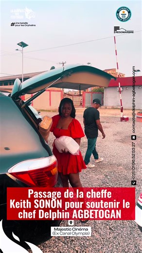 L’Amazone @Cheffe Keith SONON e était de passage pour soutenir le Guépard des Fourneaux 🐆🔥 Ensemble, nous faisons avancer la gastronomie béninoise 🇧🇯✨ L’aventure continue… rien ne nous arrête 💪🔥 📸 : @mr_lato #GuépardDesFourneaux #GuinnessWorldRecord