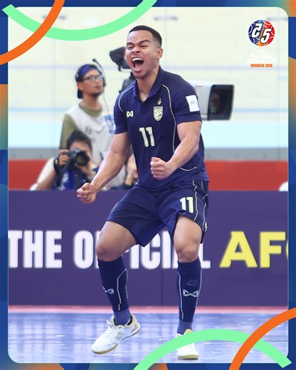 🇹🇭 Muhammad Osamanmusa reminds us what he's all about! #ACFutsal2026 | #THAvLBN | AFC Asian Cup