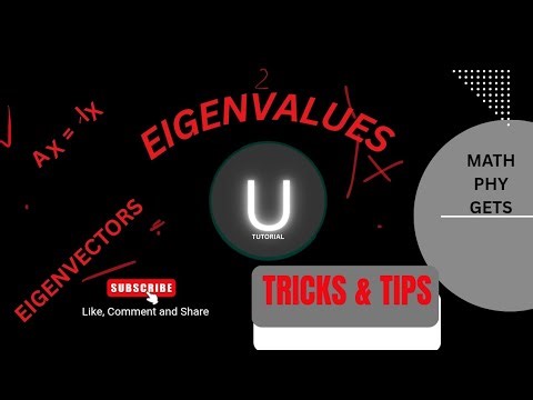 Eigenvalues & Eigenvectors Explained Simply | Step-by-Step Tutorial[PART 1]