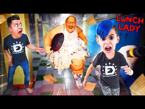 THE LUNCH LADY WANTS TO EAT US! Lunch Lady Horror Game