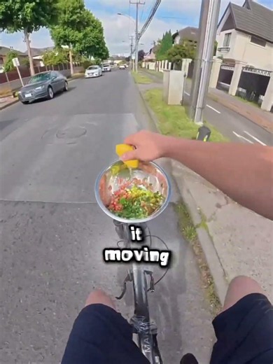 He Cooked Breakfast While Riding a Bicycle! 🚴🍔