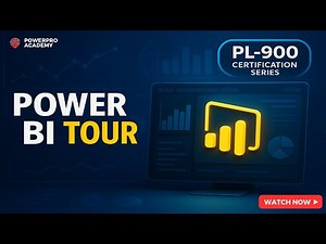 Power BI Full Tour for Beginners (8-Minute Guide) | PL-900 Power Platform Fundamentals Certification