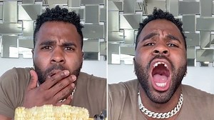 WATCH: Jason Derulo 'breaks front teeth' during corn on the cob TikTok challenge