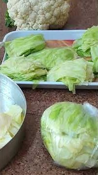 How to freeze cabbage