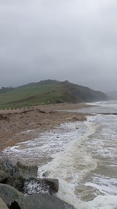 It's a rather wet and windy day in Charmouth today!! #dorset #jurassiccoast #Charmouthbeach | Newlands Holiday Park