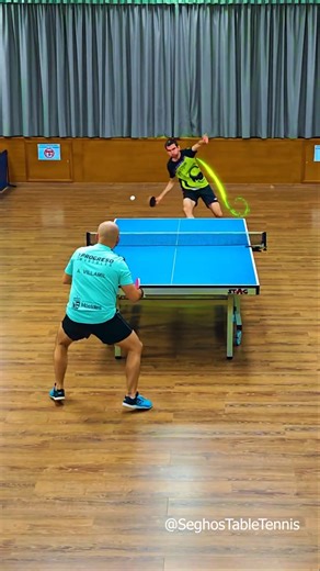 Amazing Point 🪄 Short pips vs Short pips #tabletennis