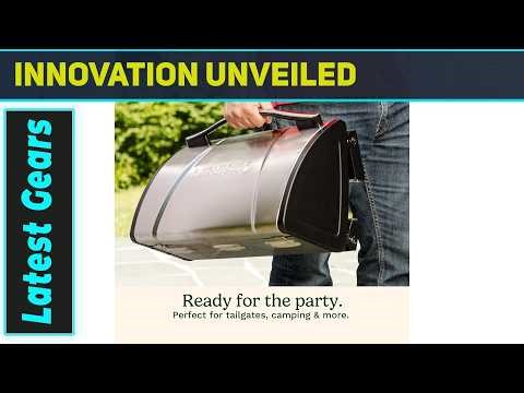 Cuisinart Grillster Portable Gas Grill Best Compact Stainless Steel BBQ Grill for Travel Camping