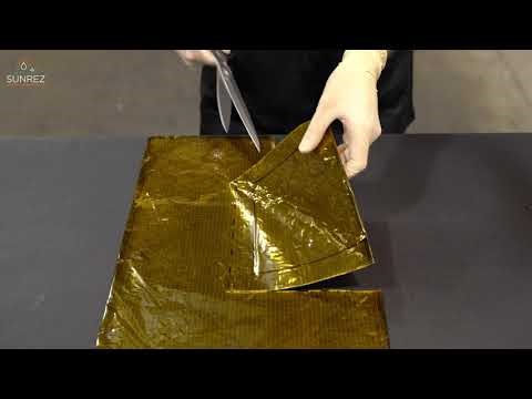 Sunrez UV Prepreg Cutting Demo for Outdoor Use