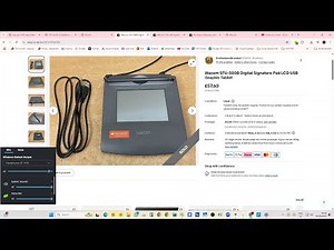 Wacom STU 500B Digital Signature Pad INSTALLATION AND SETUP