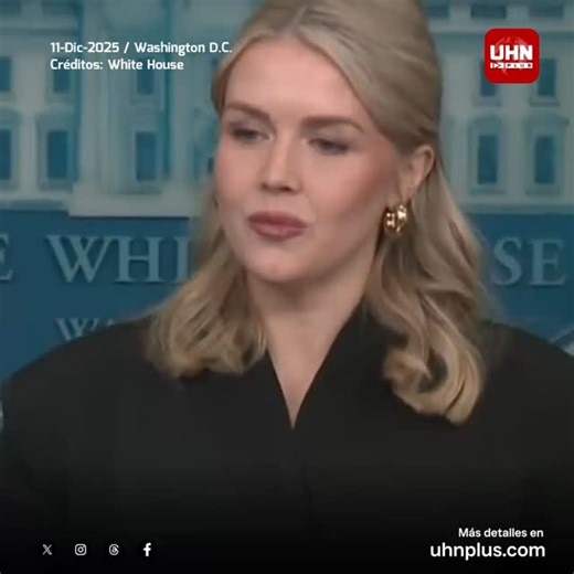 UHN Plus on Instagram: "🇺🇸🇻🇪‼️ | ÚLTIMA HORA — La Secretaria de Prensa Karoline Leavitt aclaró que Operation Southern Spear apunta tanto a frenar el flujo de drogas como a hacer cumplir las sanciones tras la incautación del buque que llevaba petróleo sancionado hacia entidades vinculadas al IRGC. Añadió que el buque ya está en proceso de decomiso, con investigadores en bordo, y que EE. UU. también buscará confiscar el petróleo siguiendo el procedimiento legal correspondiente."