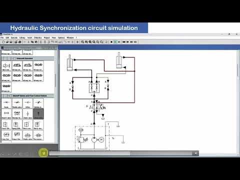 Simulation of Hydraulic Synchronization circuit using FESTO FluidSIM software