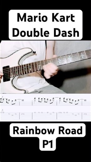 Double Dash: Rainbow Road P1 #mariokart #rainbowroad #nintendo #metal #guitarmusic #guitarist #music