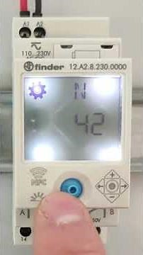 Configuración de fecha y hora, interruptor horario 12.A2