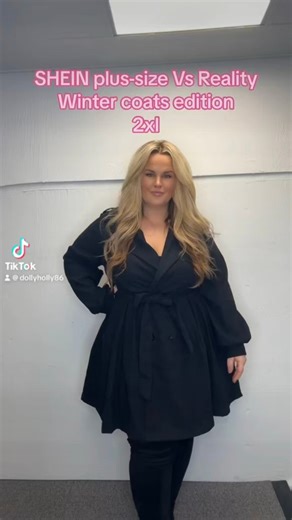 168K views · 2.4K reactions | SHEIN Vs Reality Winter coats edition use code: S15Holly for an extra 15% off any purchase SHEIN SHEIN CURVE #SHEIN #SHEINforAll #SHEINCurve #loveshein #SHEINpartner AD #dollyholly86 #plusfashion #plusclothing #SHEINhaul | Dollyholly86 | Facebook