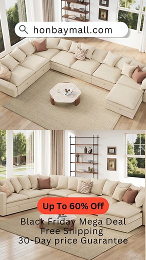18 reactions |  Make your living room the comfort zone you deserve. Build your layout with our 8-piece corduroy modular sofa — double-layer cushions, sleeper function, deep seating. Which feature wins you over? https://honbaymall.com/products/honbay-6-piece-plush-double-layer-cushion-corduroy-modular-sleeper-sectional-cloud-sofa #ModularSofa #CorduroySofa #SleeperSectional #CloudSofa #HomeUpgrade | Honbay | Facebook