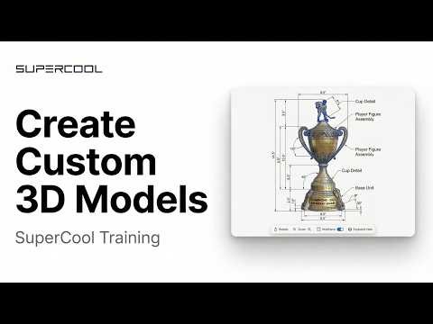 Turn Images into 3D Models (GLB & STL) with SuperCool AI