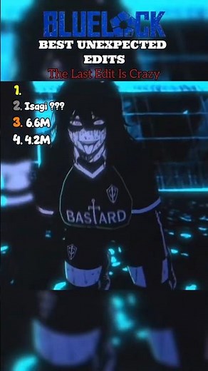 Ranking Best Unexpected Blue Lock Edits Part 16 #anime #bluelock #animeedit