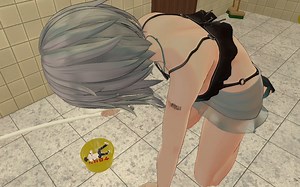 偷走巨大娘的浴缸小鸭子🛀 巨大化 gts「猎奇游戏体验」虚拟现实