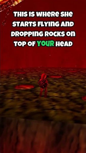 Volvagia Fight Tip: Climb the Arena Walls to Dodge Falling Rocks (OoT)