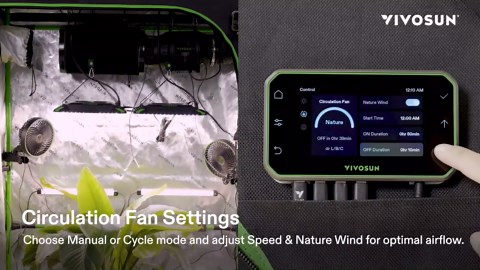 VIVOSUN GrowHub Controller E42A for Grow Tent, Smart Environmental WiFi-Controller with Temperature, Humidity, VPD, Timer, Cycle, Schedule Controls, Cooling Ventilation Lighting Programming