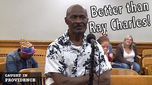 Can this Ray Charles look-alike sing his way out of a ticket? Or will the crooner’s day in court end on a low note? | Caught In Providence