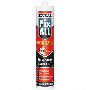 Fix All high tack Soudal noir 290 ml | Colle universel | GAMMA.be