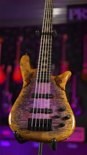 Ish Guitars on Instagram: "Spector USA NS-5 in a stunning Purple Tiger Burst finish.  This bass was custom spec’d by the Ish Guitars team with hand-picked woods at the Spector Custom Shop Wood Library in Woodstock NY! Available now on ishguitars.com. #spector #spectorbass #spectorbasses #spectorbassnation #spectorbassartist #spectorartistsrock #woodstockwednesday #spectorartist #custombass #custombassguitar #customshopbass"