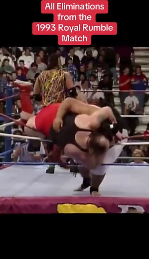 1993 Royal Rumble Match All Eliminations