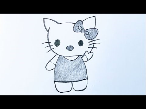 How To Draw Hello Kitty Step By Step 🐱🎀 Hello Kitty Drawing Easy