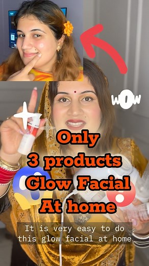 5.9K views · 16 reactions | Comment 2 step facial  Buy Ex drops from @harskin_ [facial at home, glow facial, ex drops harskin] | DrHarneet Kaur | Facebook