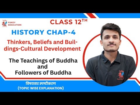 The Teachings of Buddha and Followers of Buddha CLASS12thHistory CHAP4Thinkers,Beliefs and Buildings