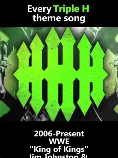 Every Triple H theme song 🎶 #wwe #wrestling #themesong #tripleh #wwf | Triple H Entrance