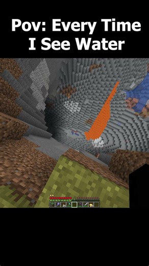 Every time bro see water ? #minecraftmemes #shorts #minecraft