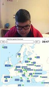 Naming all *47* capitals of Europe #sporcle