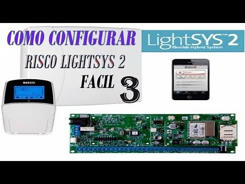 tutorial de como programar risco lightSYS 2 tiempos de entrada y salida p3