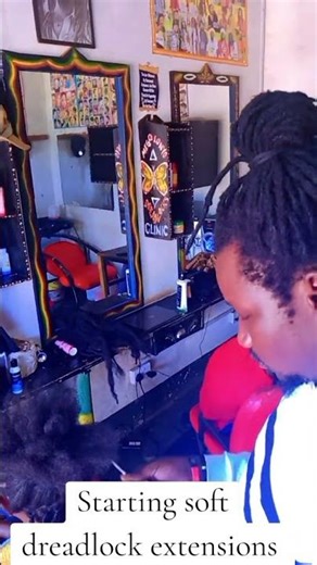 How to start soft dreadlock extensions using Afro Kinky Darling #hair #haircare #dreadlocks #beauty
