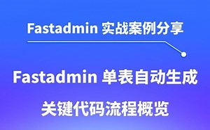 Fastadmin单表核心代码揭秘：从生成到应用