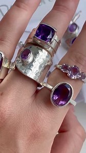 💜 February’s Birthstone: Amethyst – The Gem of Royalty & Relaxation 💜 If you’re a February baby you’re lucky enough to have Amethyst as your birthstone ✨ This gorgeous purple gem isn’t just pretty - it’s packed with history, mystery, and a little magic! 🔮 Once reserved for royalty, amethysts were worn by ancient kings & queens (because looking regal never goes out of style 👑). 🍷 The ancient Greeks believed amethyst could prevent drunkenness - they even made wine goblets from it (Wouldn’t th