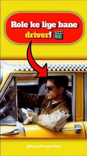 Role Ke Liye Bane Driver! 🎬 #movie #moviefacts #shortsfeed #hollywood #taxidriver #robertdeniro