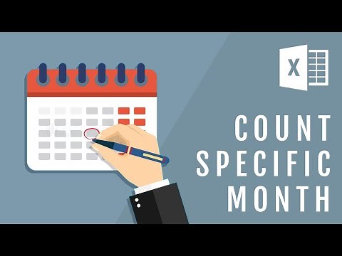 Count the number of times a month appears within in a range!