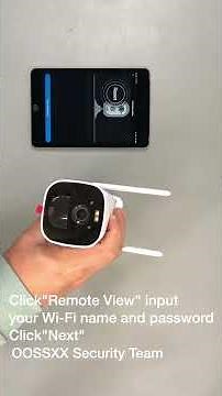 OOSSXX Solar Camera Setup