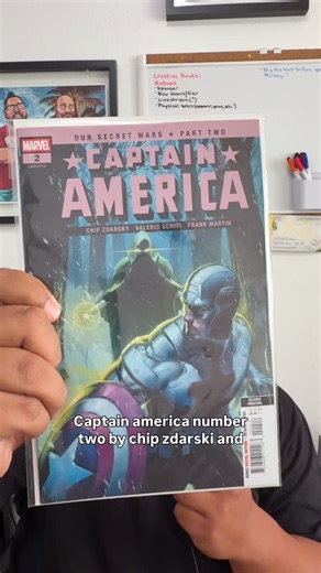 OhHelloMarcus on Instagram: "Captain America issue 2 by Chip Zdarsky and Valerio Schitti explores David Colton’s time in the Middle East, while in the present, the two Caps and The Howling Commandos make their way into Latveria. • • • #samoan #comicbooks #marvelcomics #captainamerica"