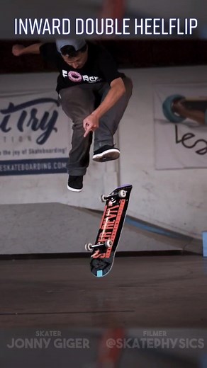 Inward Double Heelflip by Jonny Giger