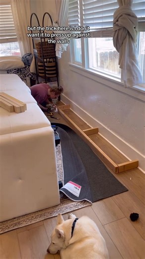 Sofa table DIY. Its not finished but so much better? Right? #diyinspo #diysofatable #diyfurniture #diyproject #weekenddiyprojects #diyprojects Part 2 | Minka lu