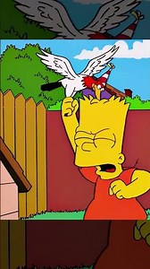 Bart brought food to Santa's little helper. #anime #animerecap #TheSimpsons