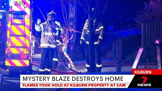 Fire has gutted a home at Kilburn. Download the 7NEWS app: https://7news.link/7NEWSapp #7NEWS | 7NEWS Adelaide
