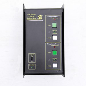 Dmx controlled 2 channel Telephone Ringer - Ultra Light & Sound