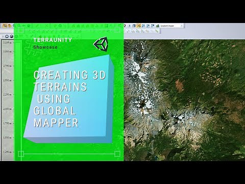TerraLand - Creating 3D Terrains From Custom Heightmap & Satellite Imagery Using Global Mapper